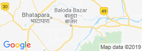 Baloda Bazar map